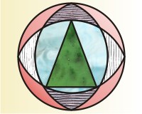 (image for) Suncatcher christmas tree simple