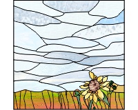 (image for) Sunflower and big sky