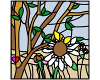 (image for) Sunflower and heart tree 3