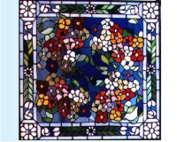 (image for) Repeating floral modified from Timeless Windows Book