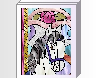 Carousel horse note cards - Peggys horse (image for) Carousel horse note cards - Peggys horse