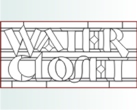 (image for) Water Closet 34 x 16.812 inches