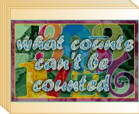 What counts can't be counted (image for) What counts can't be counted