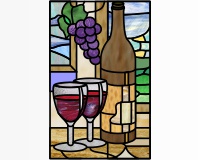 (image for) zen_wine_(bottle_glasses)_sunset