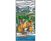 (image for) Winter mountains 3 (Rocky mountain landscape)