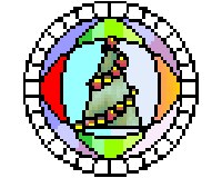 (image for) xst Abstract christmas tree and 4 pointed star var1