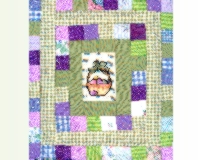 (image for) Easter basket n quilt block