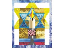 (image for) xst Candle and Hebrew Star