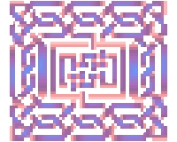 (image for) xst Celtic knot 2 counted cross stitch