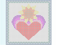 (image for) xst Simple flower and hearts