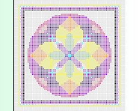 (image for) xst Kaleidoscope counted cross stitch 1