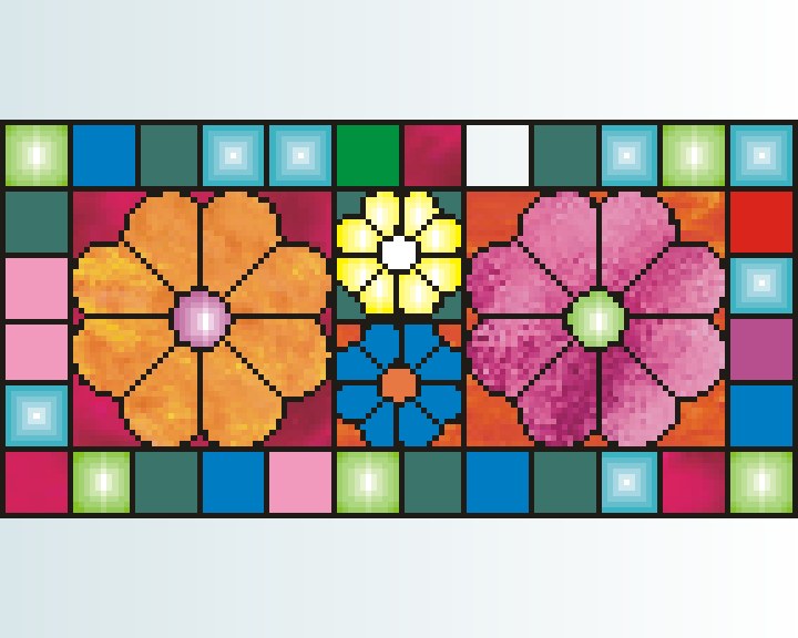 (image for) xst Small octagonal floral v1