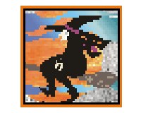 (image for) Halloween xst witch and moon